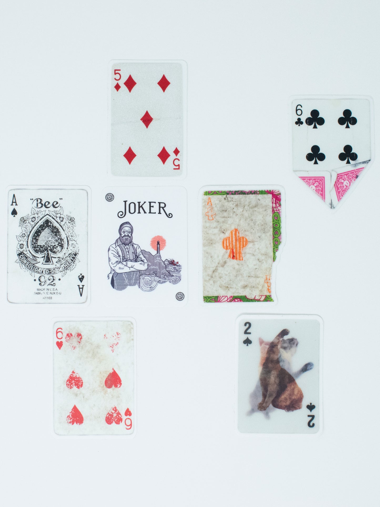 Playing Card Stickers